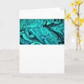 Abstrakte Farbstudie 28, Karte (Gelbe Blume)