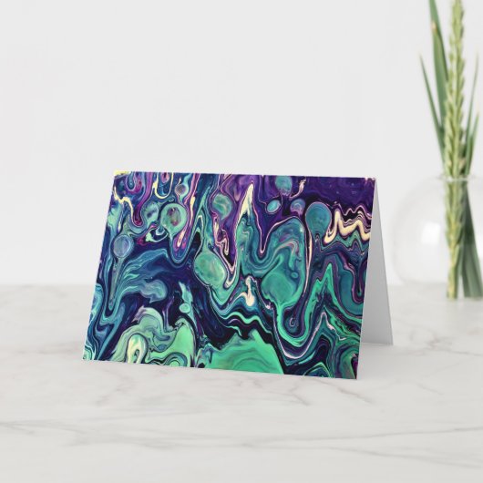 Abstrakte Farbstudie 296, Karte (Vorderseite)