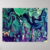 Abstrakte Farbstudie 296, Poster (Vorne)