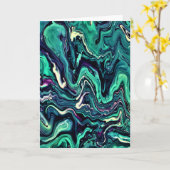 Abstrakte Farbstudie 297, Karte (Gelbe Blume)