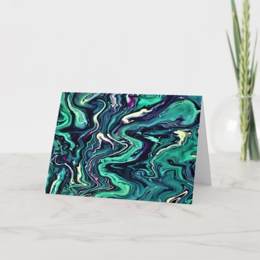 Abstrakte Farbstudie 297, Karte (Vorderseite)