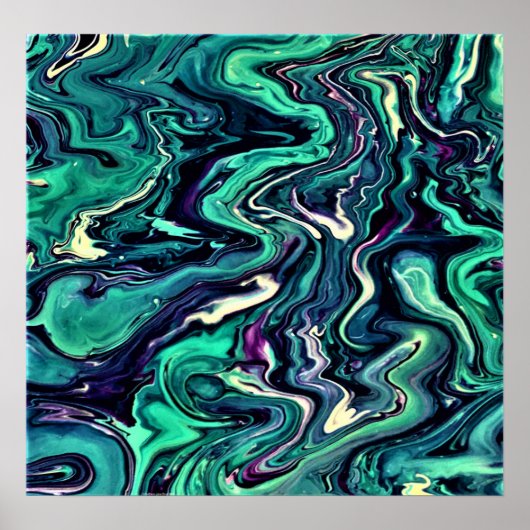 Abstrakte Farbstudie 297, Poster (Vorne)