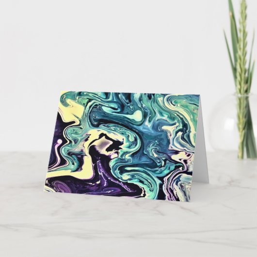 Abstrakte Farbstudie 298, Karte (Vorderseite)