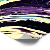 Abstrakte Farbstudie 298, Poster (Ecke)