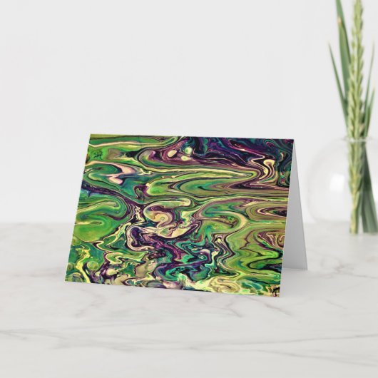 Abstrakte Farbstudie 299, Karte (Vorderseite)