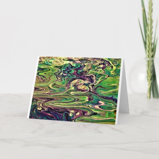 Abstrakte Farbstudie 299, Karte (Vorderseite)