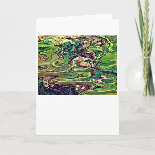 Abstrakte Farbstudie 299, Karte (Vorderseite)