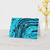 Abstrakte Farbstudie 29, Karte (Gelbe Blume)