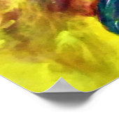 Abstrakte Farbstudie 2, Poster (Ecke)