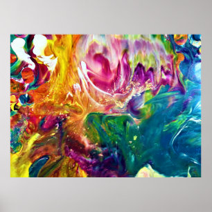 Abstrakte Farbstudie 2, Poster