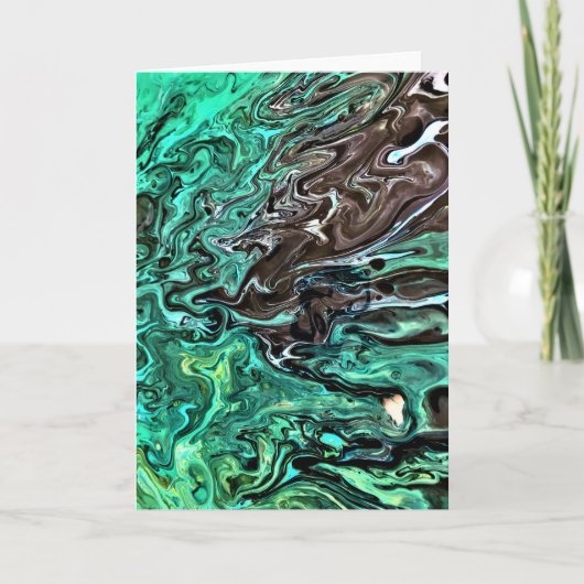 Abstrakte Farbstudie 300, Karte (Vorderseite)