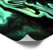 Abstrakte Farbstudie 300, Poster (Ecke)