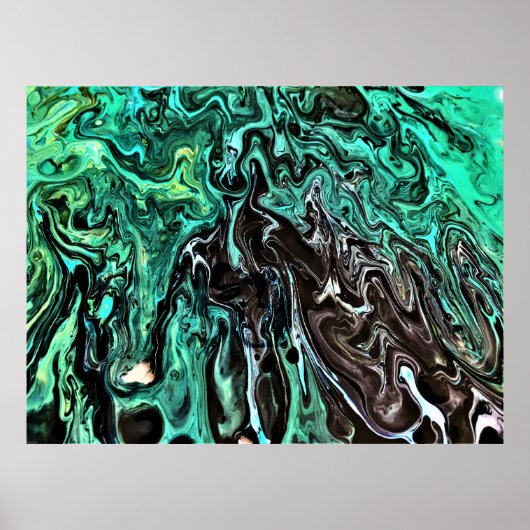 Abstrakte Farbstudie 300, Poster (Vorne)