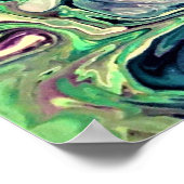 Abstrakte Farbstudie 301, Poster (Ecke)