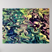 Abstrakte Farbstudie 301, Poster (Vorne)