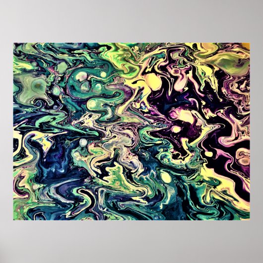 Abstrakte Farbstudie 301, Poster (Vorne)