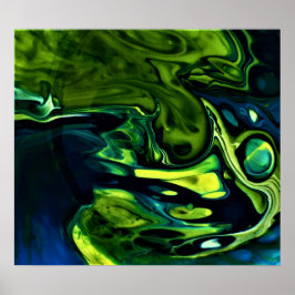 Abstrakte Farbstudie 302, Poster