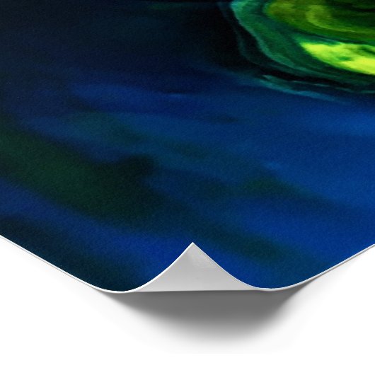 Abstrakte Farbstudie 302, Poster (Ecke)