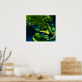 Abstrakte Farbstudie 302, Poster (Küche)