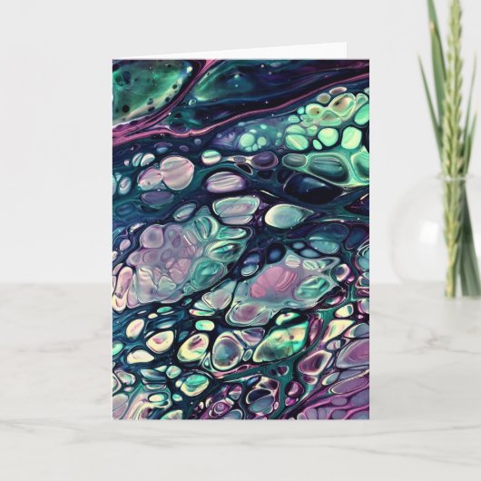 Abstrakte Farbstudie 304, Karte (Vorderseite)