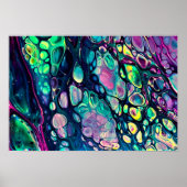 Abstrakte Farbstudie 304, Poster (Vorne)