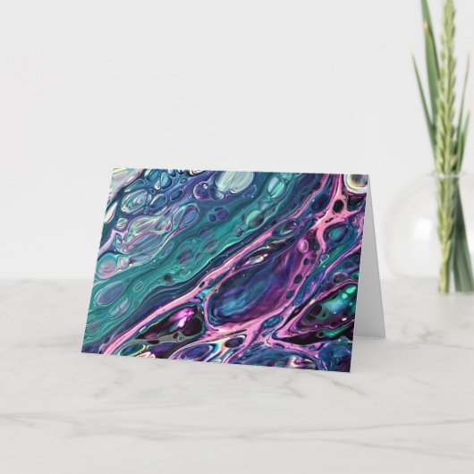 Abstrakte Farbstudie 305, Karte (Vorderseite)