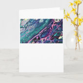 Abstrakte Farbstudie 305, Karte (Gelbe Blume)