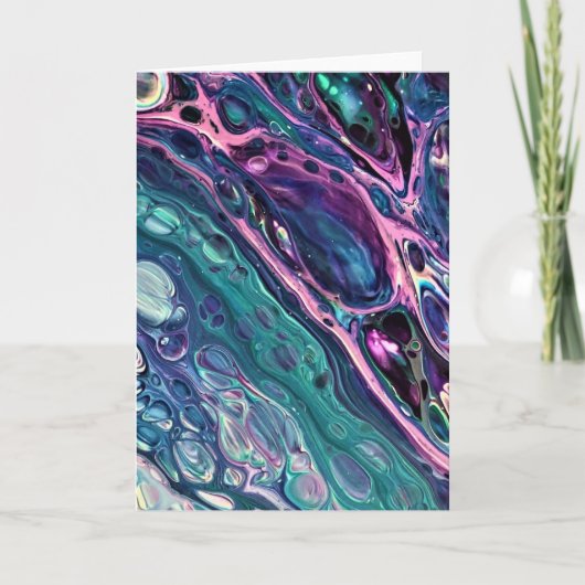 Abstrakte Farbstudie 305, Karte (Vorderseite)