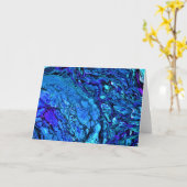 Abstrakte Farbstudie 306, Karte (Gelbe Blume)