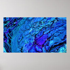 Abstrakte Farbstudie 306, Poster