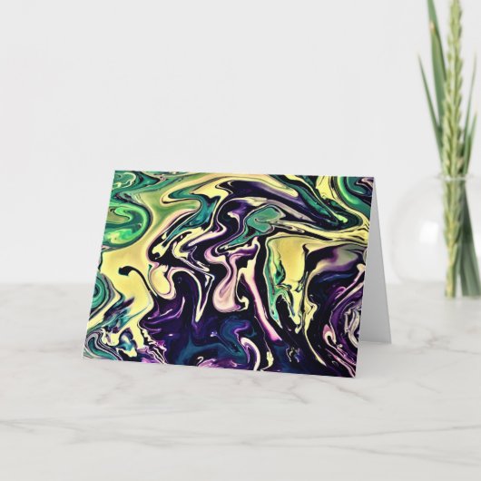 Abstrakte Farbstudie 308, Karte (Vorderseite)