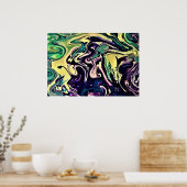 Abstrakte Farbstudie 308, Poster (Küche)