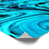 Abstrakte Farbstudie 30, Poster (Ecke)