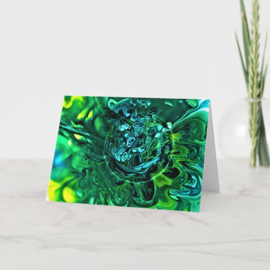 Abstrakte Farbstudie 310, Karte (Vorderseite)