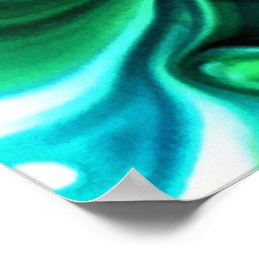 Abstrakte Farbstudie 310, Poster (Ecke)