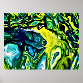 Abstrakte Farbstudie 313, Poster