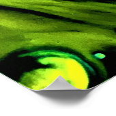 Abstrakte Farbstudie 314, Poster (Ecke)