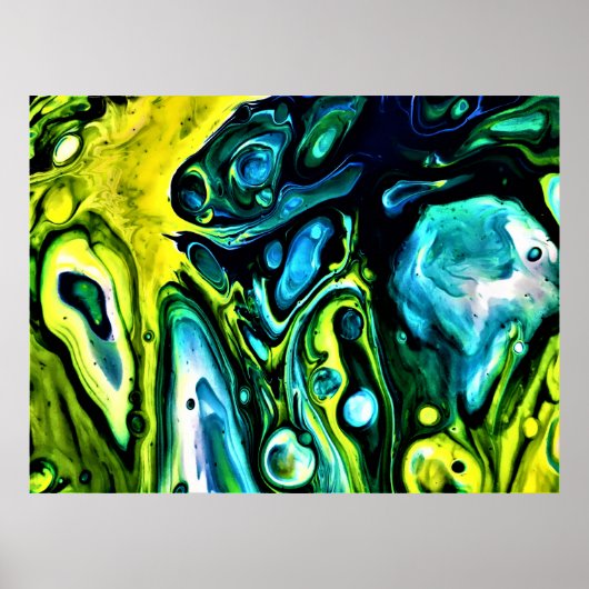 Abstrakte Farbstudie 314, Poster (Vorne)