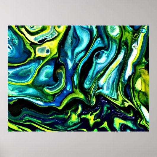 Abstrakte Farbstudie 315, Poster (Vorne)