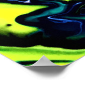 Abstrakte Farbstudie 316, Poster (Ecke)