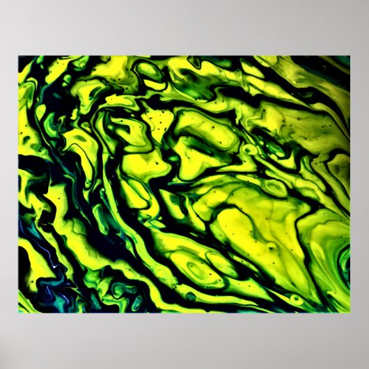 Abstrakte Farbstudie 316, Poster (Vorne)