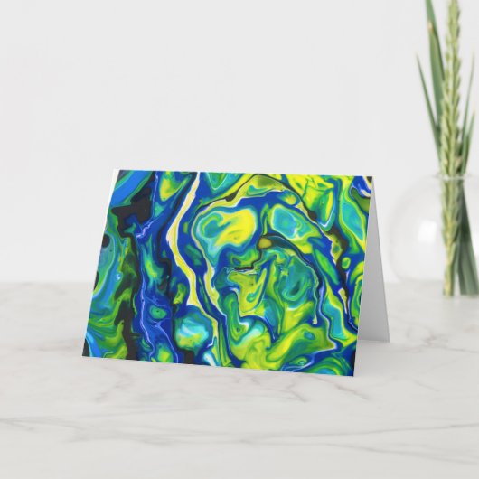 Abstrakte Farbstudie 317, Karte (Vorderseite)