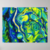 Abstrakte Farbstudie 317, Poster (Vorne)