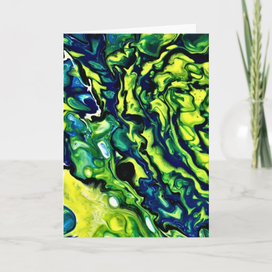 Abstrakte Farbstudie 318, Karte (Vorderseite)