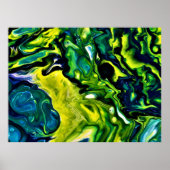 Abstrakte Farbstudie 319, Poster (Vorne)