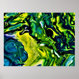 Abstrakte Farbstudie 319, Poster