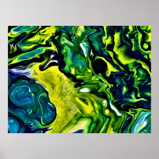 Abstrakte Farbstudie 319, Poster (Vorne)