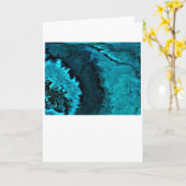 Abstrakte Farbstudie 31, Karte (Gelbe Blume)