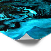 Abstrakte Farbstudie 31, Poster (Ecke)