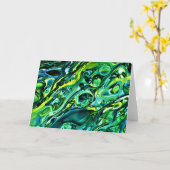 Abstrakte Farbstudie 320, Karte (Gelbe Blume)